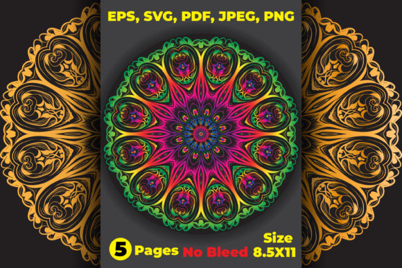 5 Stress Relieving Mandala Coloring Pages Amp Graphics