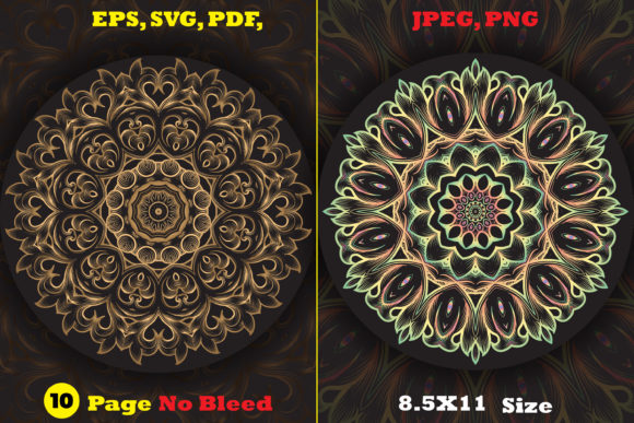 A Graphic Designer's Review of the Monochrome Circles Mandala Bundle