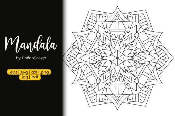 A Practical Review of Star Mandala Coloring Page Vol 73 for Business Graphics