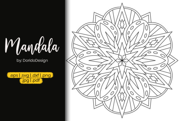 A Practical Review: Star Mandala Coloring Page - 74 as a Commercial Graphics Asset