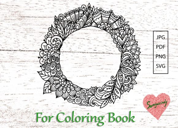 Abstract Frame 12 Graphics for Coloring Pages Amp