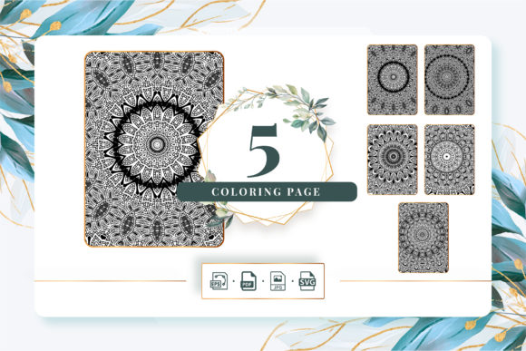 Coloring Pages Bundle KDP Pack 232 Embroidery Review