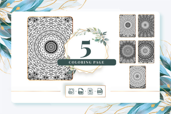 Coloring Pages Bundle KDP Pack 266: Graphics & Coloring Pages Amp