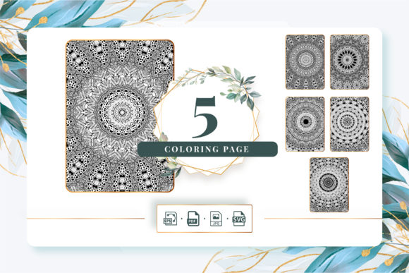 KDP Pack 244 Mandala Coloring Pages Amp Graphics Review