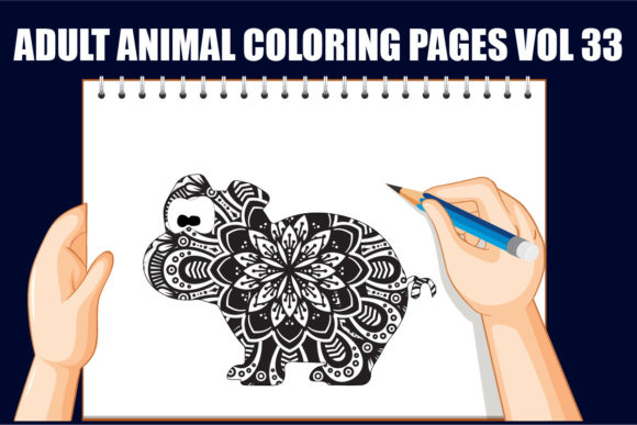 Mandala Animal Coloring Book: Graphics & Pages Amp