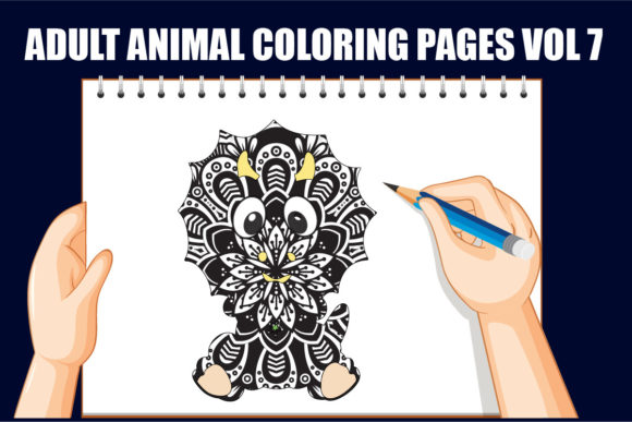 Mandala Animal Graphics for Coloring Pages Amp Content