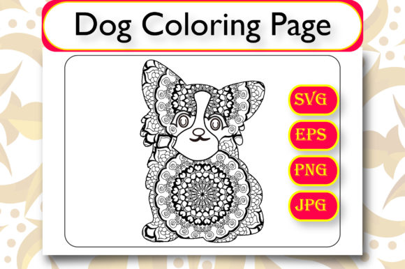 Reviewing Dog Mandala Coloring Page: Graphics & Coloring Pages Amp