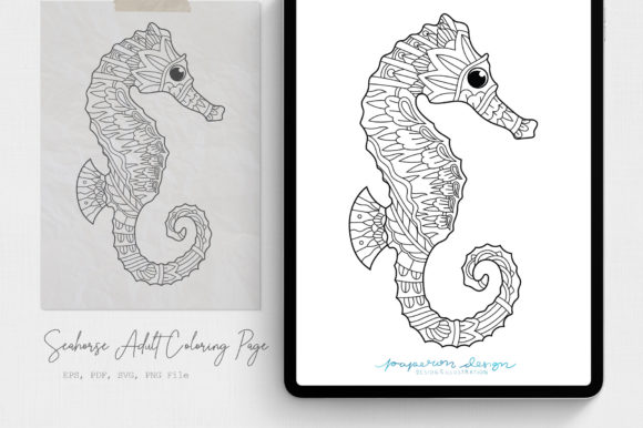 Seahorse Adult Coloring Page: A Designer's Practical Review