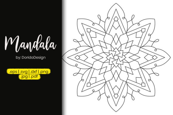 Star Mandala Coloring Vol 13 Graphics & Coloring Pages Amp