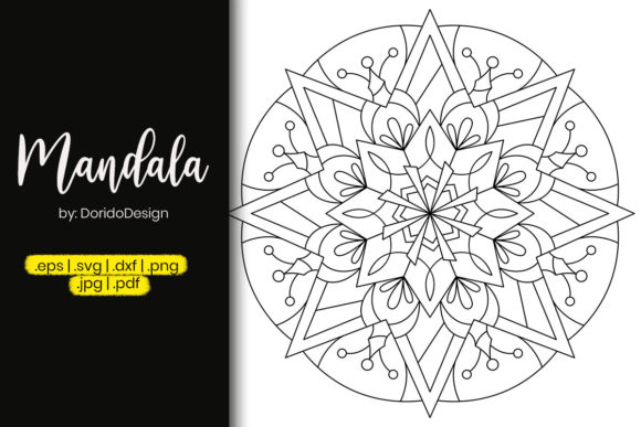 Star Mandala Vol 46: A Versatile Graphic Design Asset