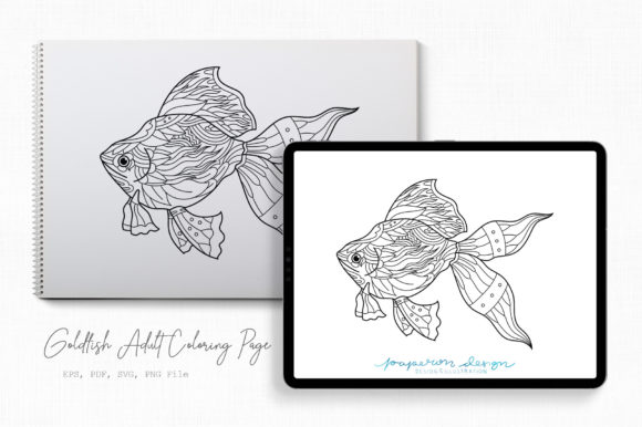 The Goldfish Coloring Page: A Hidden Gem for Small Business Visuals
