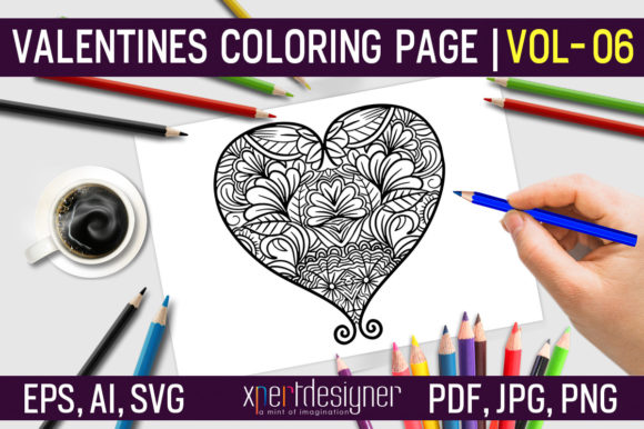 Valentines Coloring Page Vol 06: A Designer's Real-Talk Review