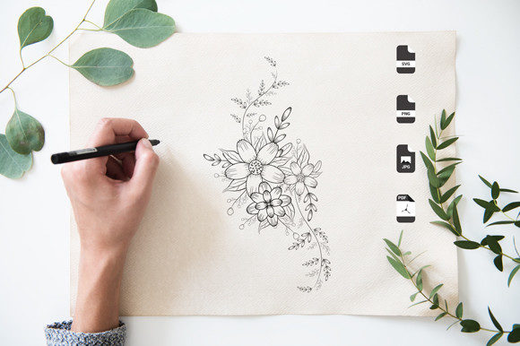 Why This Minimal Botanical Set Graphics Is a Crafter's Secret Weapon